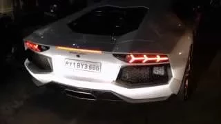 Lamborghini Aventador Start up & LOUD Rev!