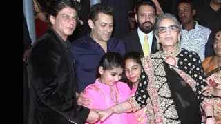 Shahrukh Khan And Salman Khan Together At Arpita Khan's Reception