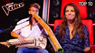 The most UNIQUE INSTRUMENTS on The Voice #2