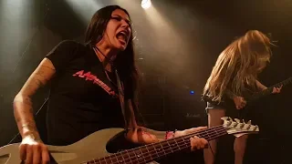 Nervosa - Kill The Silence - live @dB's Utrecht the Netherlands, 24 July 2018