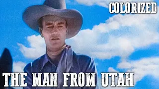 The Man from Utah | COLORIZED | John Wayne Western | Classic Cowboy Movie