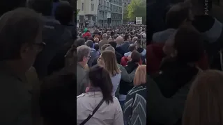 Thousands Protest in Belgrade, Serbia, Following Mass Shootings