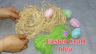 3 Budget friendly spring/Easter craft idea made with simple materials | DIY Easter craft idea 🐰35