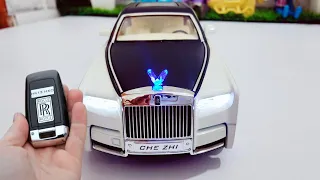 Rolls Royce 1:24 Simulation and Light Pull Back Series DieCast Unboxing and Texting #car#rollsroyce