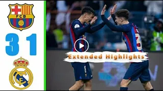 Barcelona vs Real Madrid  3-1  All Goals  & Extended Highlights HD