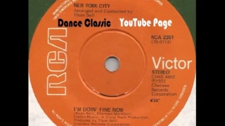 New York City - I'm Doin' Fine Now (A Tom Moulton Mix)