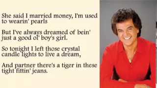 Conway Twitty - Tight Fittin Jeans with Lyrics