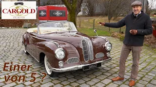 BMW 502 Autenrieth Cabriolet, 1955, Eines von wohl nur 5 Fahrzeugen - Oldtimer Rarität aus Bayern