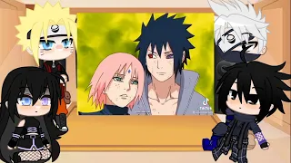 naruto kakashi naomi e sasuke reagindo a sakura😚💕 #sakura #sasuke#fyyy #foryou #time7 #naomi#naruto