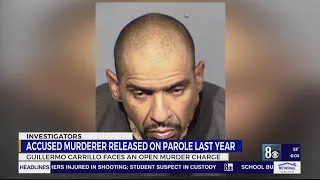 Accused murderer released on parole last year