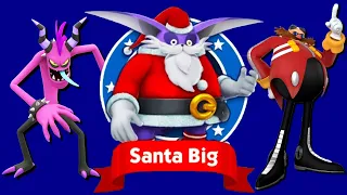 Sonic Dash - Santa Big vs All Bosses Zazz Eggman - All New 32 Characters Unlocked #shorts