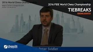 2016 FIDE World Chess Championship - Highlights - Tiebreaks