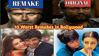 Top 10 Worst Bollywood Remakes From South Indian Movies | Remake vs Original | By The Filmi Checker