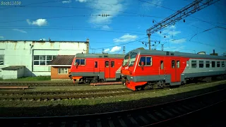 Из окна поезда...  Грязи-Воронежские - Мичуринск-Уральский / Russian train