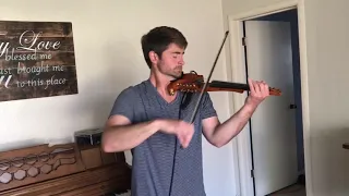 The Solid Rock - Electric Violin/Viola hymn