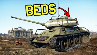 THIS TANK HAS BEDS ON IT?