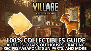 Resident Evil 8 Village - 100% Collectibles Guide - All Files, Goats, Outhouses, Weapons, & More!