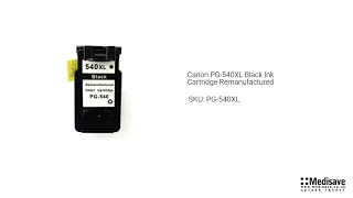 Canon PG 540XL Black Ink Cartridge Remanufactured PG 540XL