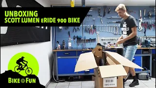 UNBOXING SCOTT LUMEN eRIDE 900 16kg BIKE