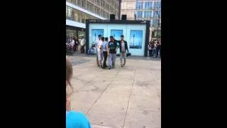 Best ever break dance on street of berlin
