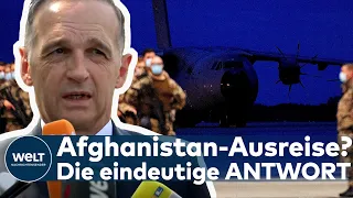 RETTUNG aus AFGHANISTAN: "Es geht uns nur um diese Personengruppe" - Klare Ansage von Heiko Maas