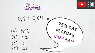 🔴 Divisão com Números Decimais  - Professora Angela Matemática