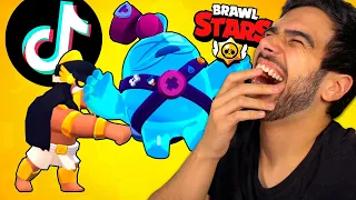 REAGINDO AOS MELHORES TIKTOKS DE BRAWL STARS!! TENTE NÃO RIR #2