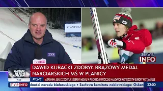 Dawid Kubacki z brązowym medalem na dużej skoczni. Relacja z Planicy red. Marka Ignasiewicza