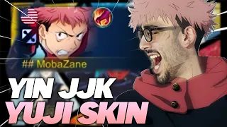 MobaZane using Yuji Itadori Skin!! | Yin | Mobile Legends