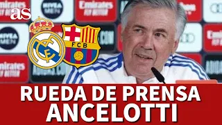 EN DIRECTO | REAL MADRID vs. BARCELONA | ANCELOTTI, RUEDA de PRENSA previa | Diario AS