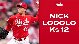 Nick Lodolo strikes out career-high 12 against Phillies