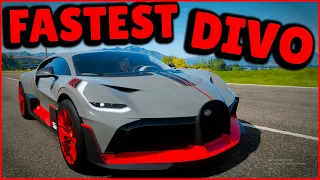 BEST!!! 2019 Bugatti DIVO Drag Racing Build/Tune - Forza Horizon 4