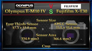Olympus E M10 IV vs Fujifilm X T30 Comparison Video (Spec Comparison)