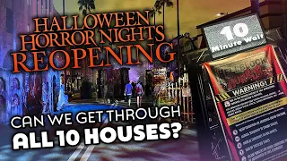HHN Reopening after Hurricane Ian - Can We Get Through All 10 Houses?