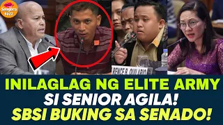 SENIOR AGILA INILAGLAG NG ELITE ARMY SA SENATE HEARING! | PINAS NEWS