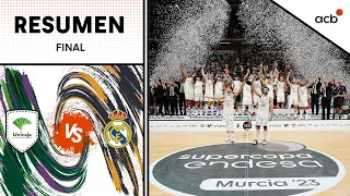 Unicaja - Real Madrid (81-88) RESUMEN | Supercopa Endesa Murcia 2023