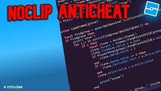 Noclip Anticheat - [Roblox Studio]