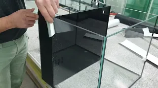 Nano Aquarium with Sump in 4 Minutes - How to Make a Mini Aquarium