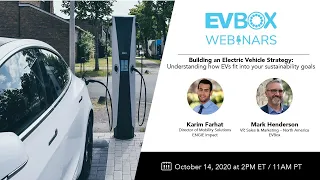 EVBox Webinars | Building an Electric Vehicle Strategy