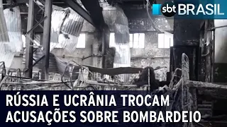 Rússia e Ucrânia trocam acusações sobre bombardeio em prisão | SBT Brasil (29/07/22)