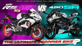 Aprilia RS457 vs CFMoto 450SR / SS ┃ The Ultimate Beginner Bike Comparison !