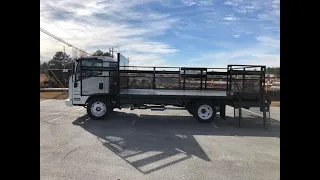 Swing Side Stake Body Isuzu NPR HD Gas with Tuck Under Gate Walk Around - Michael Olden