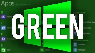 Windows 8 Green Edition - Overview & Demo