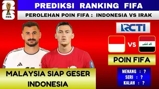 PREDIKSI RANKING FIFA Dan POIN FIFA | Pertandingan INDONESIA vs IRAK | Kualifikasi Piala Dunia 2026