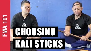 Choosing Eskrima Sticks for Class Training | Filipino Martial Arts | FMA 101 EP 01