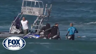 SHARK ATTACK! Pro Surfer Mick Fanning encounters shark in South Africa