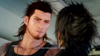 FINAL FANTASY XV - Gladiolus Train fight with Noctis! HQ