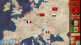 World Conqueror 2 Longplays. Conquest Stage : Conquer Europe 1939 ( Germany )