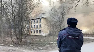 Пожар на "Невской мануфактуре" перекинулся на хостел
