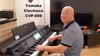 Yamaha Clavinova CVP-809 Purchasing unboxing & playing digital piano by Albert in Clearwater Florida